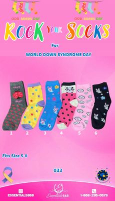 Funky Colored Socks Girls