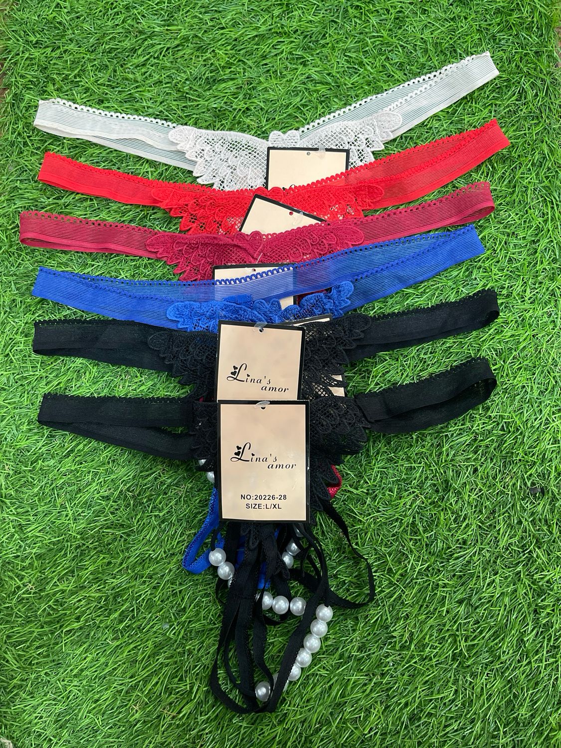 Thong Beaded Underwear