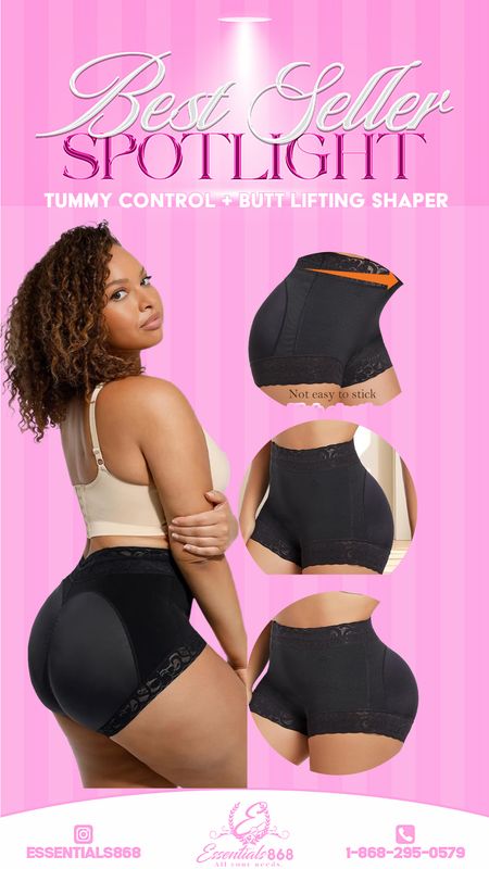 High-Waist Tummy Control &amp; Butt Lifting Shaper Shorts