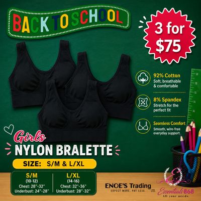 Teens Boneless Training Bra (3Pcs)