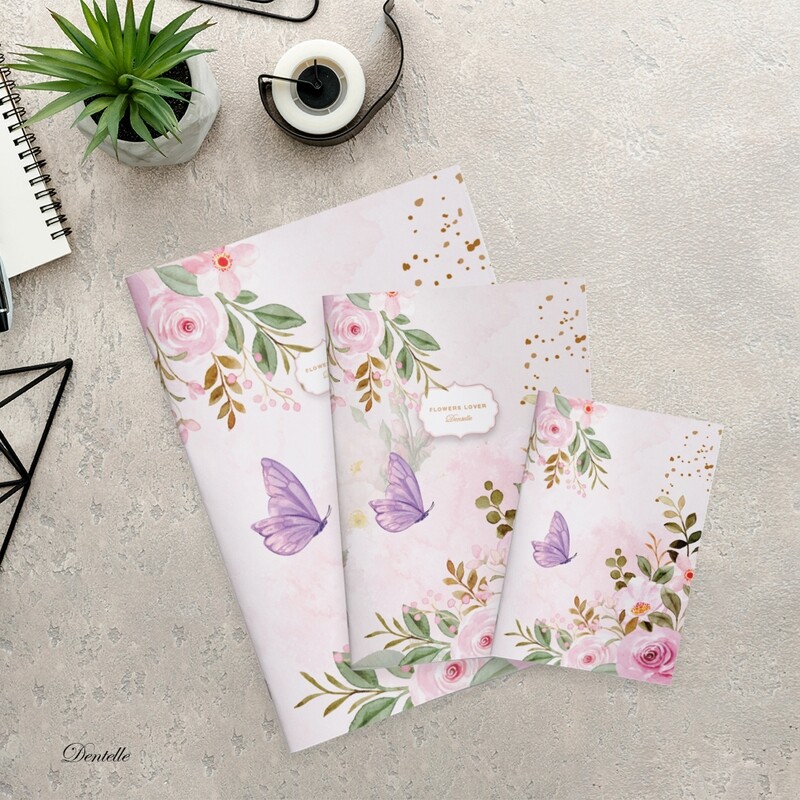 Flowers lover - Mauve butterfly