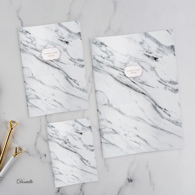 Flowers lover - White Marble 