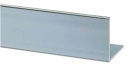 L Profil 10x10 mm, Alu Optik silberfarbig eloxiert L Profil 10x10 mm, Alu Optik silberfarbig eloxiert