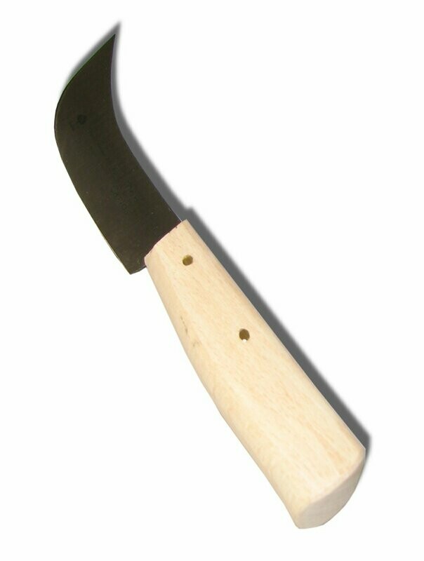 Bleimesser mit Griff aus hellem Buchenholz Bleimesser mit Griff aus hellem Buchenholz