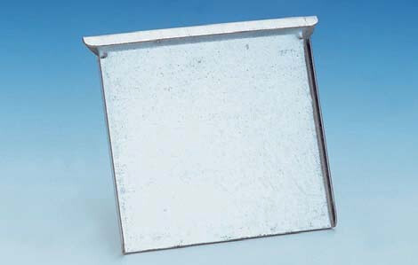 Spiegelblech selbstklebend gekröpft 100x100*0,9 mm Spiegelblech selbstklebend gekröpft 100x100*0,9 mm