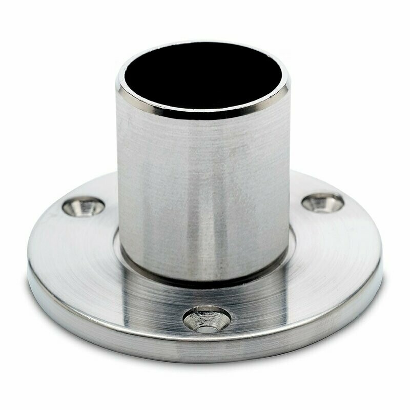 Corona Pfosten Montagefuss B Edelstahl Design Corona Pfosten Montagefuss B Edelstahl Design