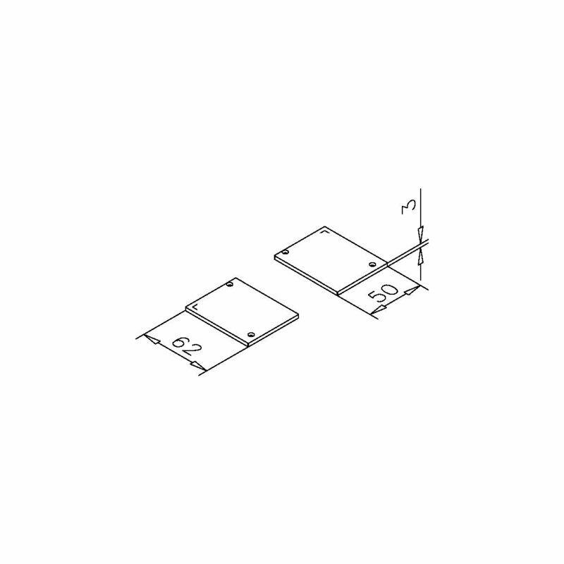 Endkappen 3730 für Schiebetürsystem 5071 SYNCHRO Endkappen 3730 für Schiebetürsystem 5071 SYNCHRO