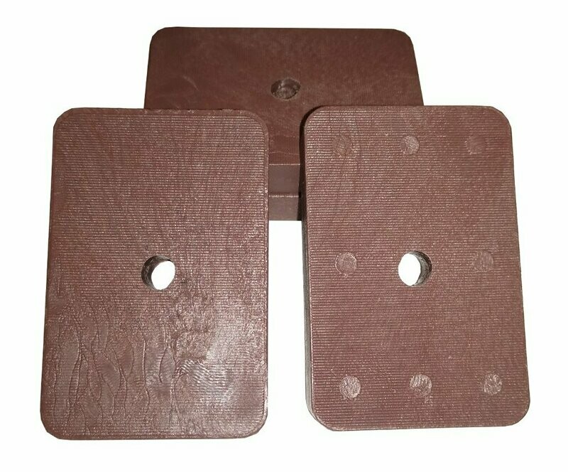 Abstandhalter zur Spiegelmontage 10 mm braun Abstandhalter zur Spiegelmontage 10 mm braun