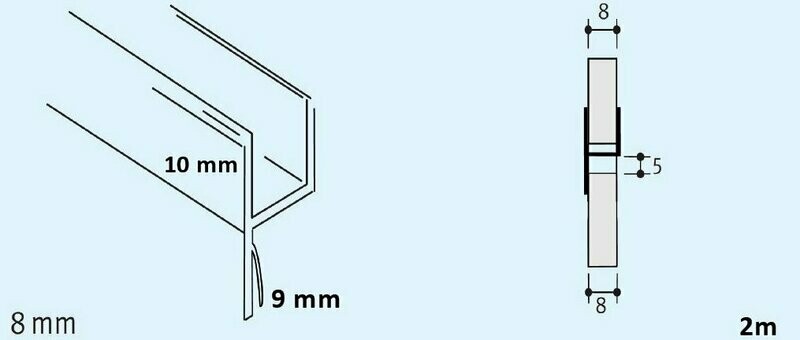 DP223 Anschlagprofil 90° DP223 Anschlagprofil 90°