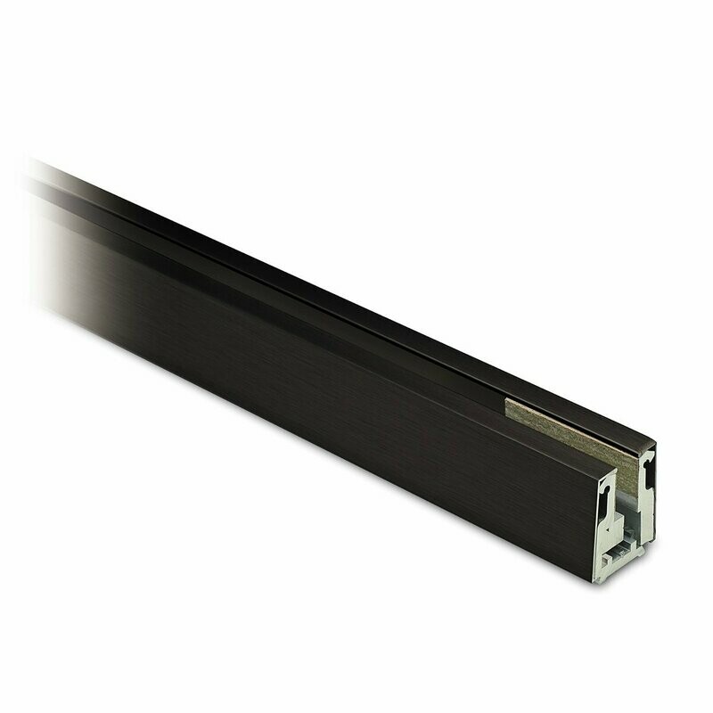 Trennwandprofil 12-12,76 mm Schwarz Design Trennwandprofil 12-12,76 mm Schwarz Design