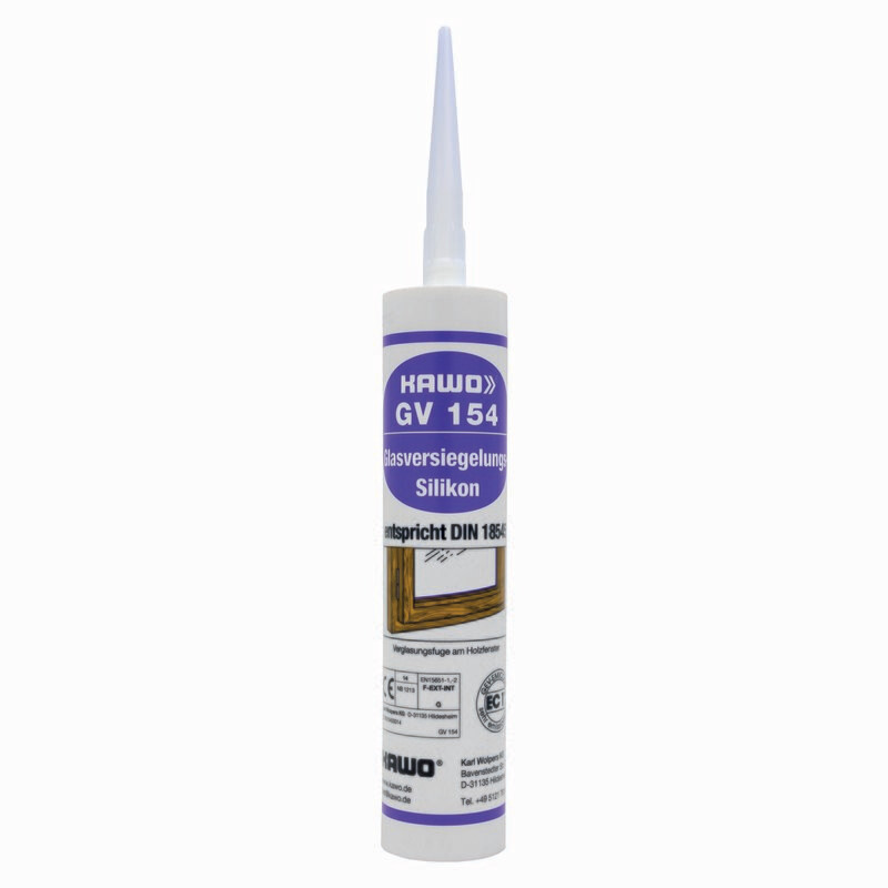 KAWO GV 154 Glasversiegelungs Silikon 310 ml KAWO GV 154 Glasversiegelungs Silikon 310 ml
