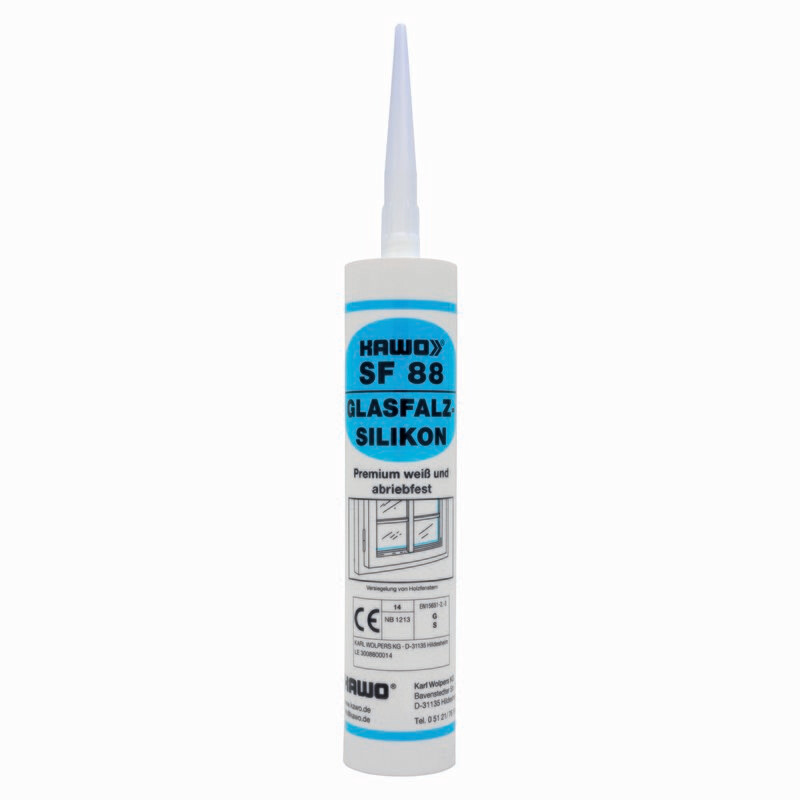 KAWO SF 88 Glasfalz Silikon Weiß 400 ml KAWO SF 88 Glasfalz Silikon Weiß 400 ml