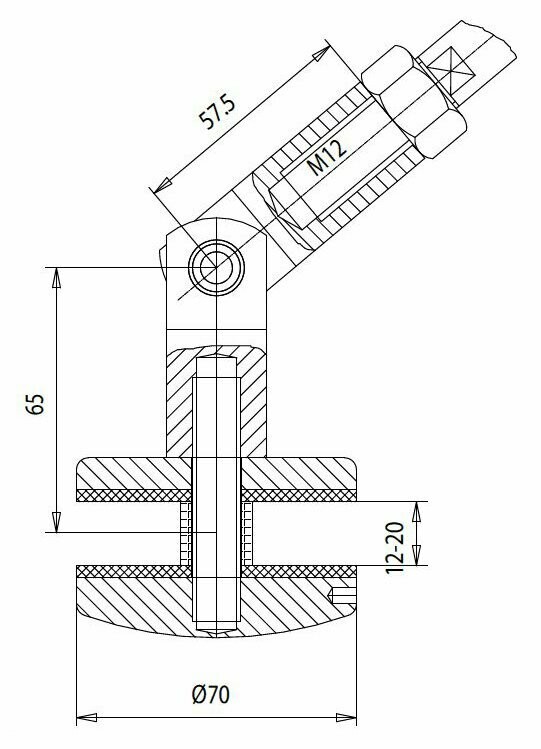 Vordach Glatino Set für 2000 x 1300 mm Glas mit ETA Vordach Glatino Set für 2000 x 1300 mm Glas mit ETA
