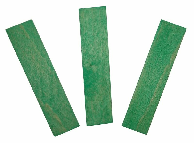 Klotzholz 24x3 mm grün Klotzholz 24x3 mm grün