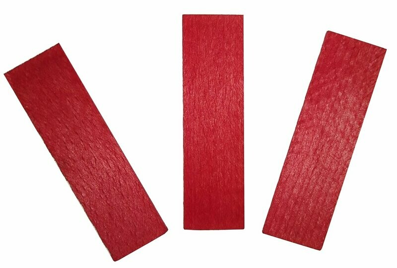 Klotzholz 26x2 mm rot Klotzholz 26x2 mm rot