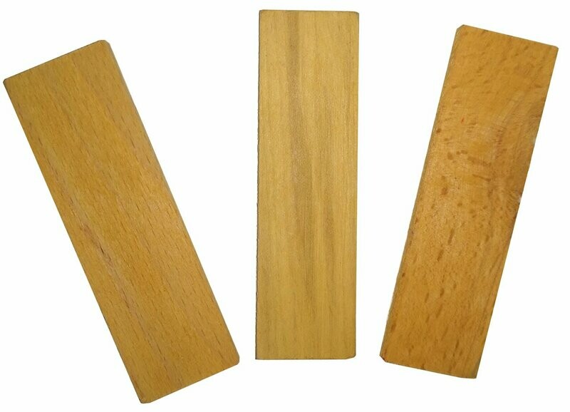 Klotzholz 28x4 mm gelb Klotzholz 28x4 mm gelb