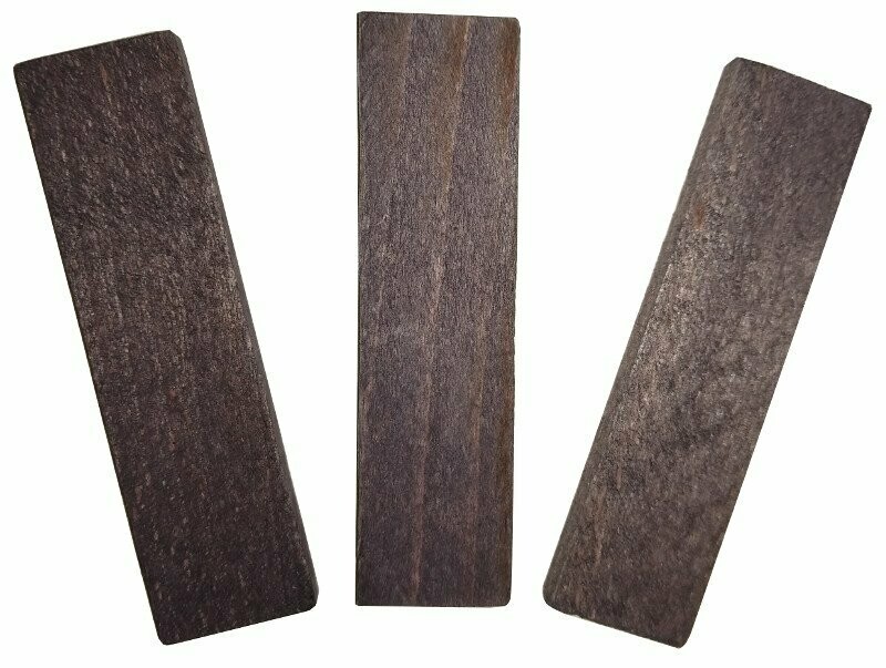 Klotzholz 20x6 mm schwarz