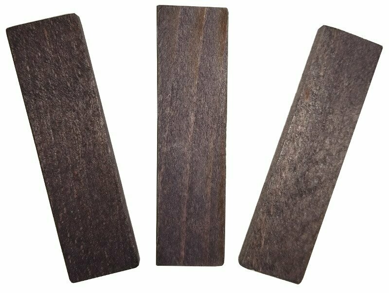 Klotzholz 24x6 mm schwarz Klotzholz 24x6 mm schwarz