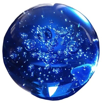 Glaskugel Ø80 mm Blau