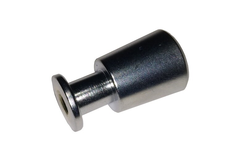 Glastürgriff 2135 matt vernickelt Ø14 mm L 25 mm Glastürgriff 2135 matt vernickelt Ø14 mm L 25 mm