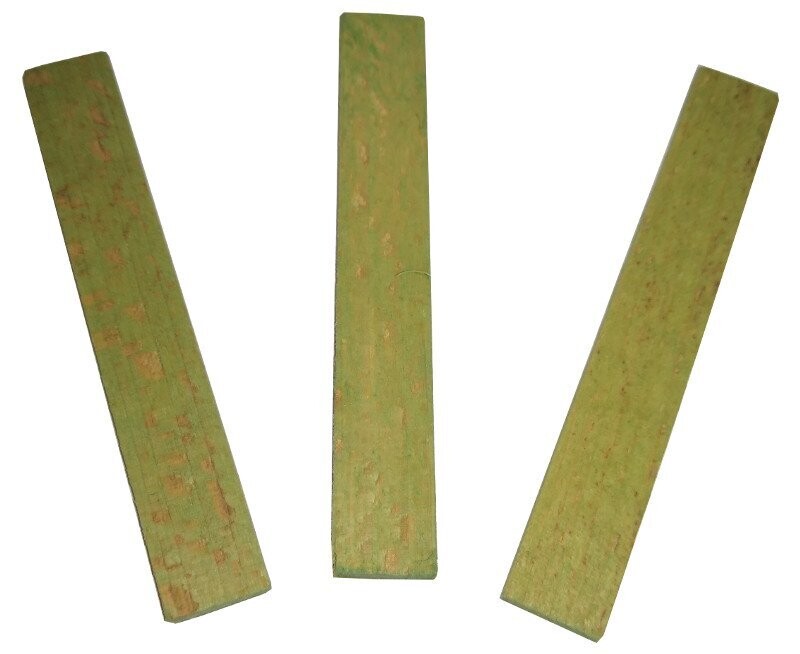 Klotzholz 12x3 mm grün Klotzholz 12x3 mm grün