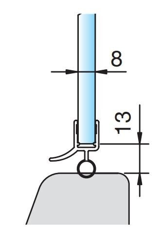 DP261 Wasserabweiser für gebogene Scheiben DP261 Wasserabweiser für gebogene Scheiben