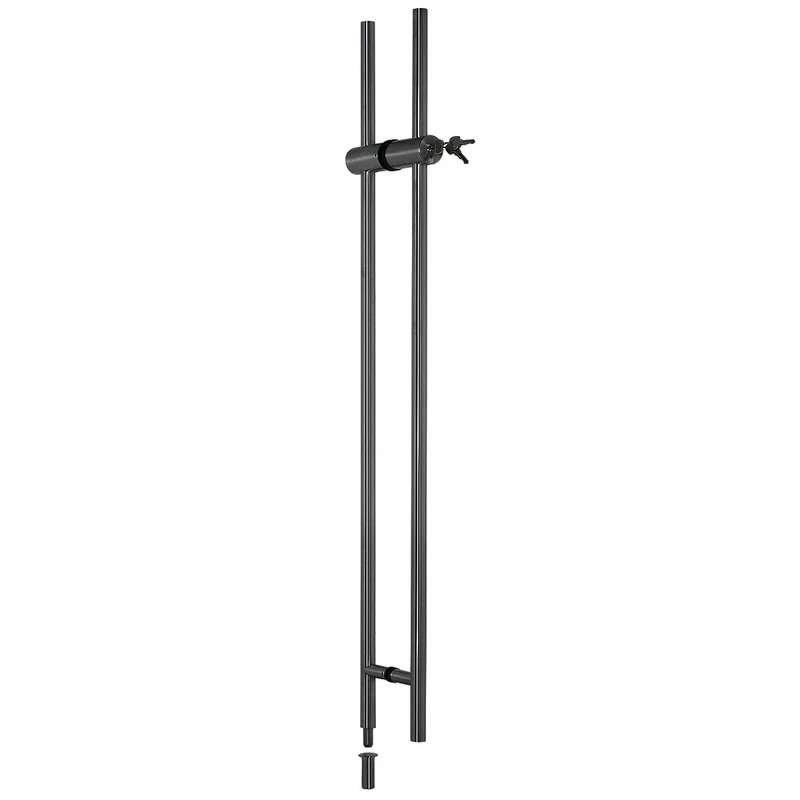 Glastürgriff zweiseitig, abschließbar, Schwarz Design Glastürgriff zweiseitig, abschließbar, Schwarz Design
