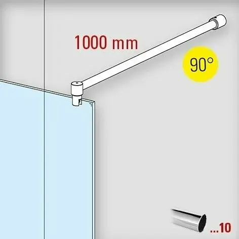 Stabistangen Set 6018, Länge 1000 mm 90° NETTO-SONDERPREIS