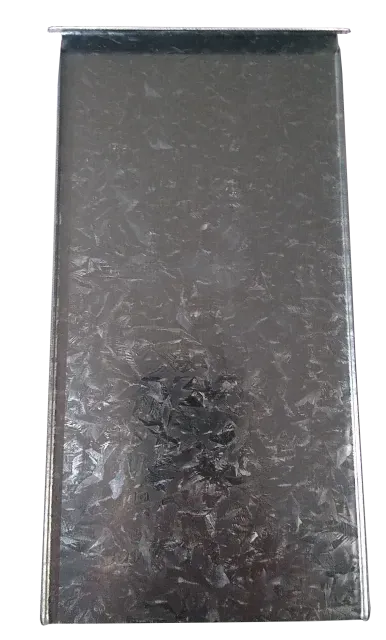 Spiegelblech unbeschichtet gekröpft 200x100x0,9 mm Spiegelblech unbeschichtet gekröpft 200x100x0,9 mm