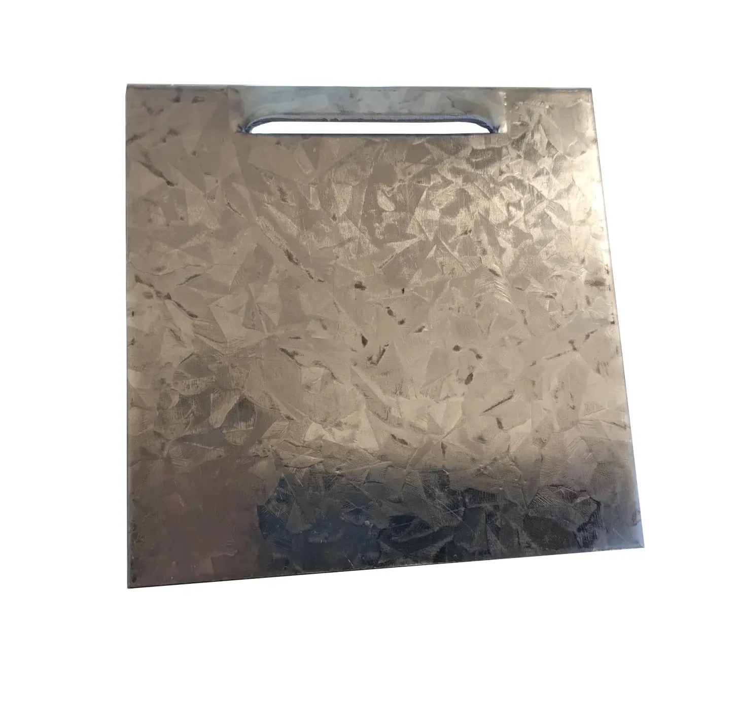 Spiegelblech Magnethaftblech unbeschichtet mit Kieme 100x100x2 mm NETTO SONDERPREIS