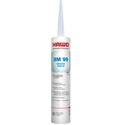 KAWO SM 99 Hybrid Klebedichtstoff glasklar, Kartusche 300 ml