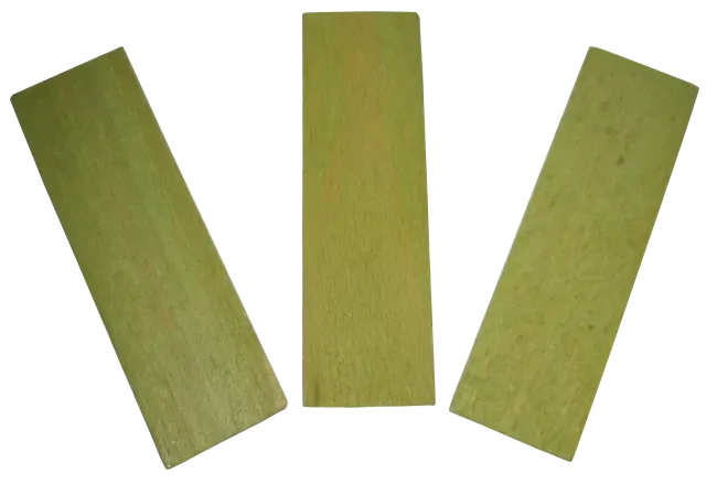 Klotzholz 32x3 mm grün