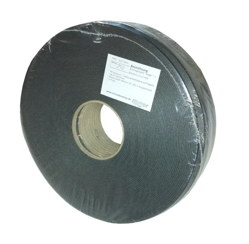 Vorlegeband Super schwarz 6x2 mm Vorlegeband 6x2 mm Rollenpaket mit 10 Rollen