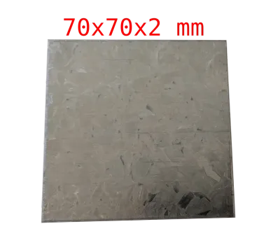 Spiegelblech Magnethaftblech unbeschichtet glatt 70x70x2,0 mm NETTO SONDERPREIS
