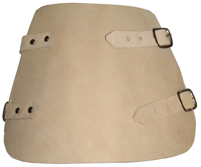 Pulsschutz aus Leder mit Schnallen