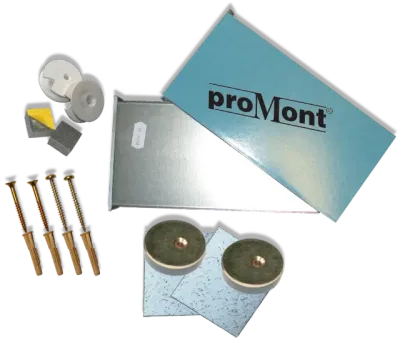 Spiegelbefestigung Spiegelmontageset Profi-Haft 16 bis 1,6 m²