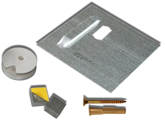 Spiegelbefestigung Spiegelmontageset Profi-Fit 04 bis 0,4 m² Spiegelbefestigung Spiegelmontageset Profi-Fit 04 bis 0,4 m²