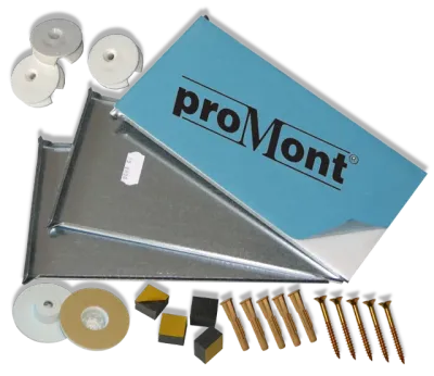 Spiegelbefestigung Spiegelmontageset Profi-Klick 26 bis 2,6 m²