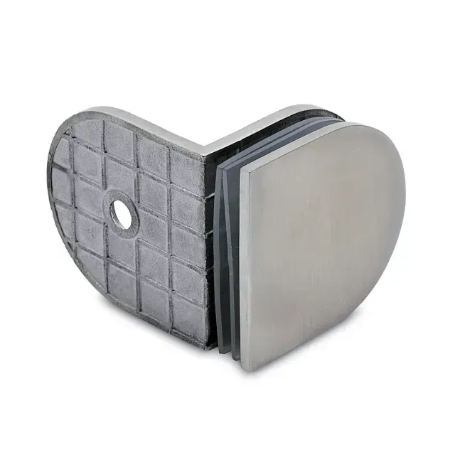 Glastürscharnier Glas / Wand Winkelverbinder 90° Glastürscharnier Glas / Wand Winkelverbinder 90°