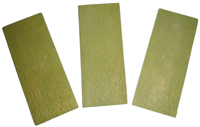 Klotzholz 40x3 mm grün Klotzholz 40x3 mm grün