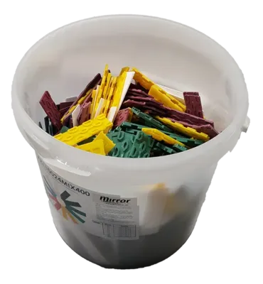 0 HADAMAR Verglasungsklötze Mix Eimer 30 mm