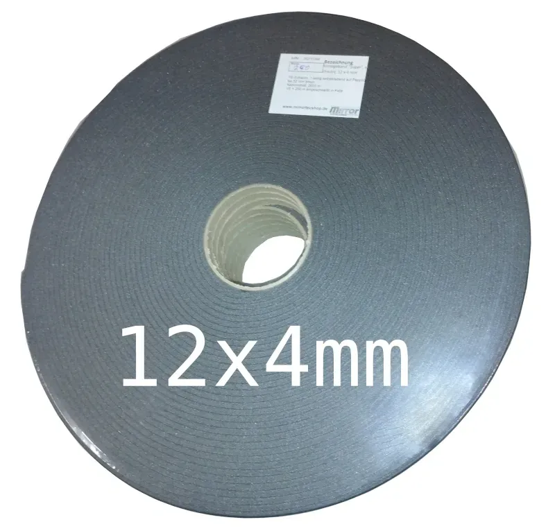 Vorlegeband SUPER schwarz 12x4 mm Vorlegeband SUPER schwarz 12x4 mm