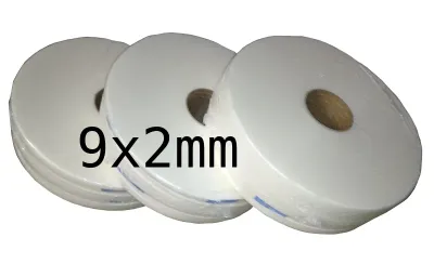 Vorlegeband SUPER weiss 9x2 mm