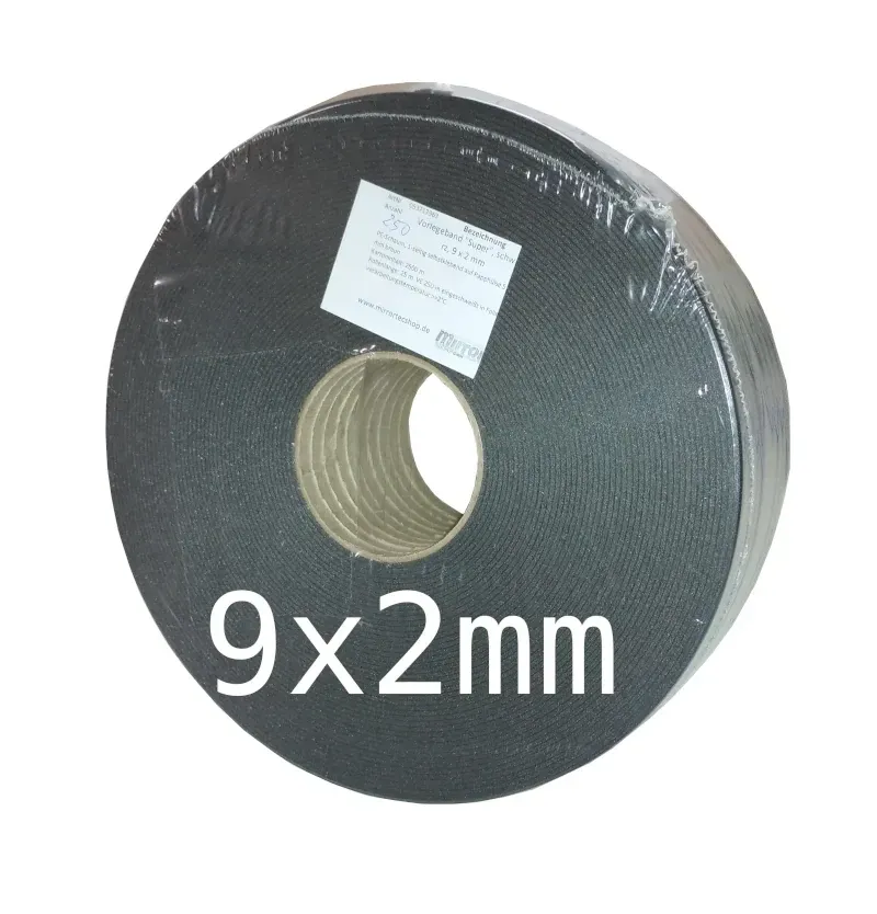 Vorlegeband SUPER schwarz 9x2 mm Vorlegeband SUPER schwarz 9x2 mm