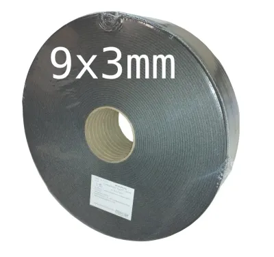 Vorlegeband SUPER schwarz 9x3 mm Vorlegeband SUPER schwarz 9x3 mm