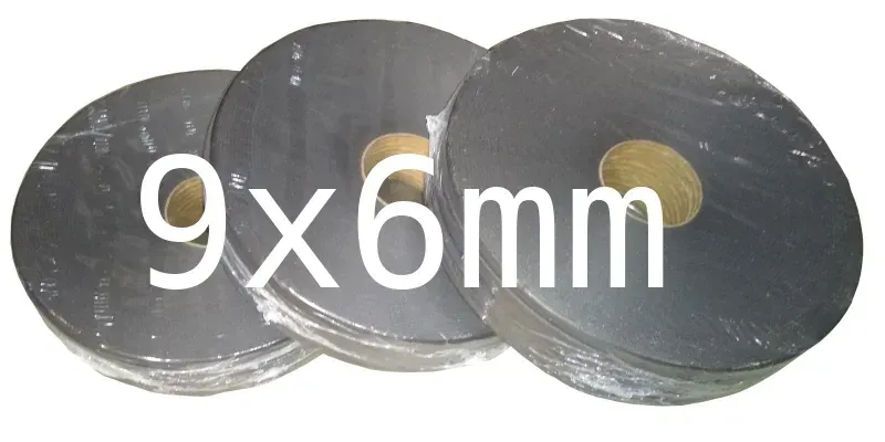 Vorlegeband SUPER schwarz 9x6 mm Vorlegeband SUPER schwarz 9x6 mm