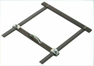 Schneidrahmen 100 cm braun