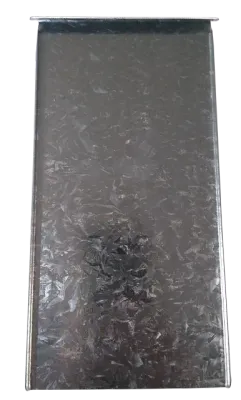 Spiegelblech unbeschichtet gekröpft 200x100x0,9 mm