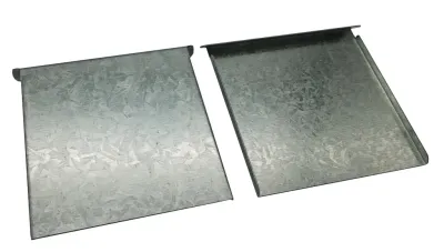 Spiegelblech unbeschichtet gekröpft 100x100*0,9 mm
