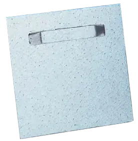 Spiegelblech selbstklebend mit Sicke 200x100*0,9 mm